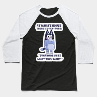 bluey funny Baseball T-Shirt